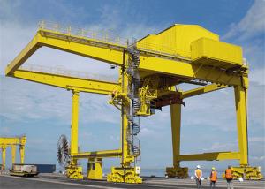 China Sea Port RMG Rail Mounted Container Gantry Crane Double Girders Beams 60t 100t on sale 
