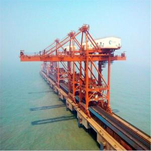 China Bulk Materials Handling Belt Type Grab Ship Unloader System At Sea Port Terminal on sale 